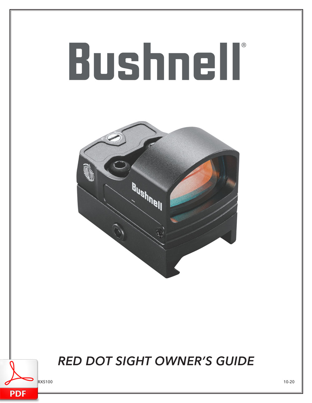 Bushnell RXS-100 Reflex Sight