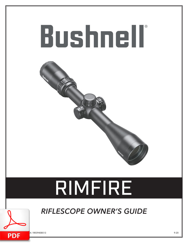 Bushnell Rimfire (RR3940BS4 / RR3940BS13)