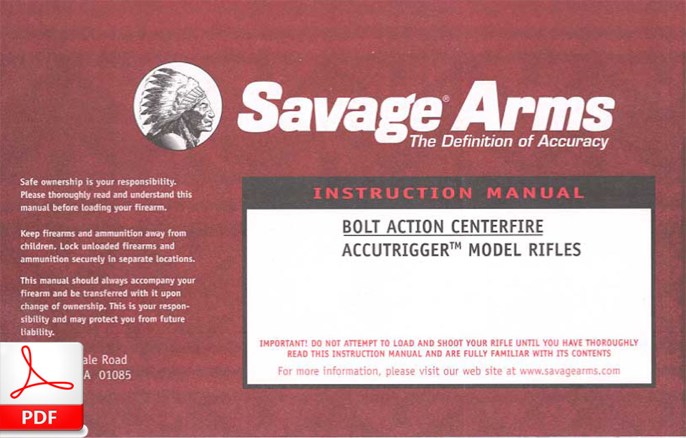 Rifles SAVAGE con ACCUTRIGGER