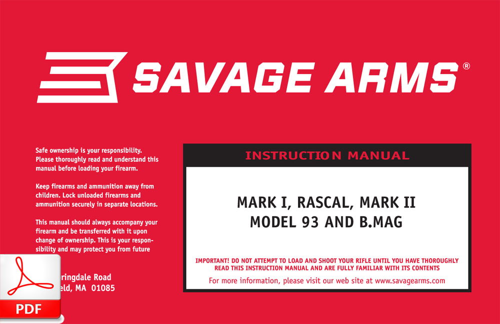 Savage Mark I y II - Rascal - 93 - B.Mag
